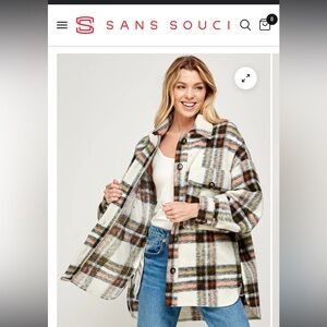 Brand new Sans Souci jacket. Size L. Perfect for fall ❤️